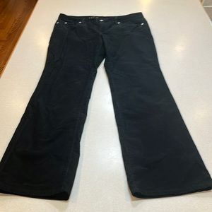 LOFT black corduroy pant size 12 original boot cut. Never worn!